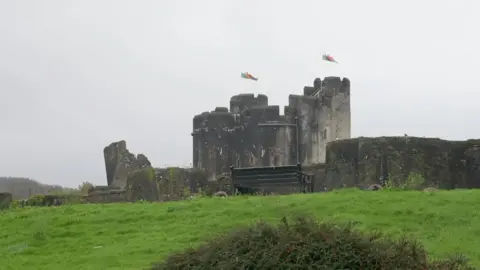 BBC Caerphilly Castle in Caerphilly, United Kingdom