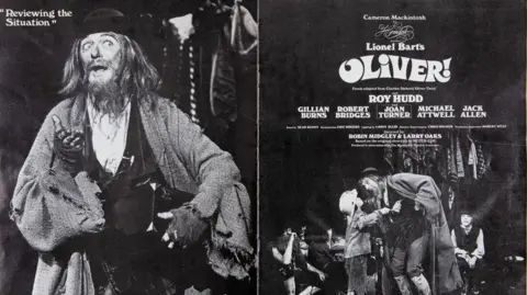 Charles Dickens Museum A black and white programme for the stage musical Oliver!