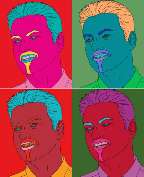 Michael Craig-Martin George Michael portraits by Sir Michael Craig-Martin