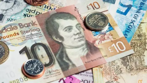 Getty Images Scottish money