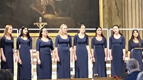 TBC Choir Amabile performing in the European Choir Games