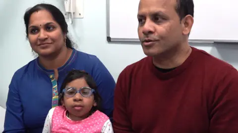 PA Media Aditi with her parents