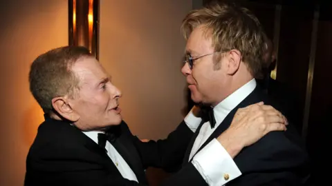 Getty Images Jerry Herman and Elton John