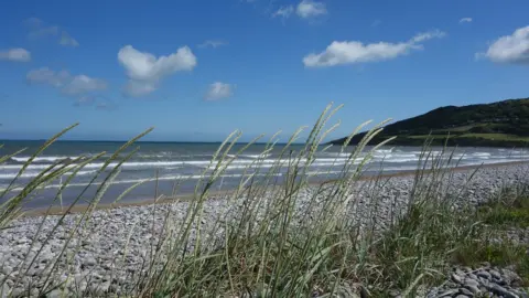 Hilary Overstall Llanddona beach, Anglesey