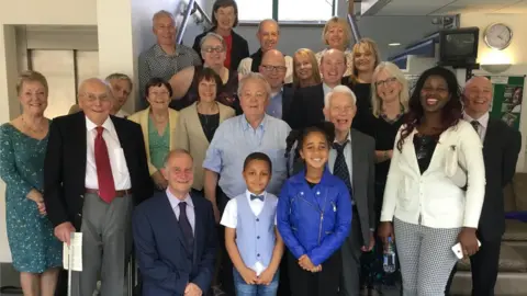 Jeremy Sparkes Three generations of nieces and nephews of 2nd Lt Llewellyn