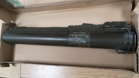 CLEVELAND POLICE Rocket launcher