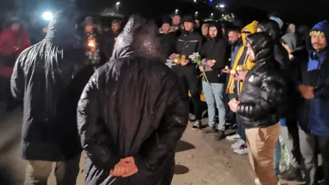 BBC Vigil for migrants