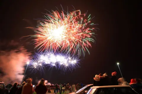 PA fireworks display