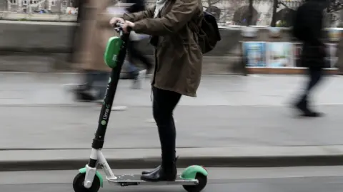 AFP An electric scooter