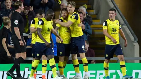 Getty Images Oxford United players