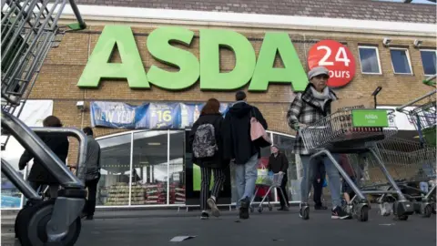 JUSTIN TALLIS An Asda store