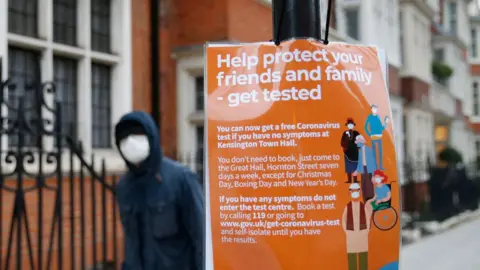 Getty Images Testing sign