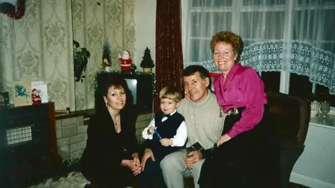 Family handout Dennis and Mavis Eccleston with relatives