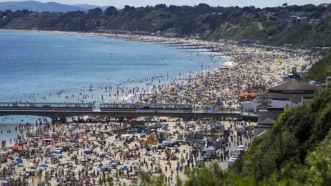 PA Media Bournemouth Beach 14 June 2021