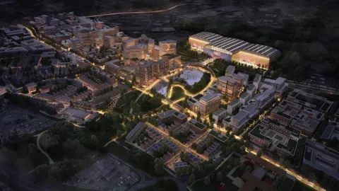 YTL Developments Concept aerial image of Brabazon