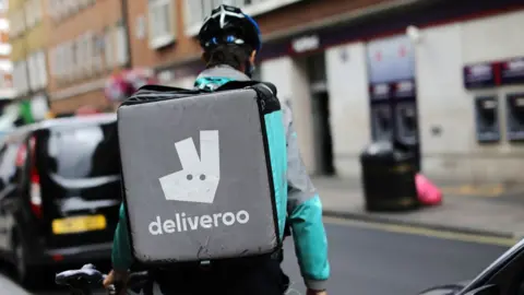 Getty Images Deliveroo rider