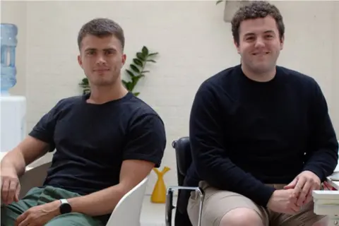 Ban Conversion Therapy Ban Conversion Therapy is a new organisation set up by Matthew Hyndman (left) and Harry Hitchens (right)
