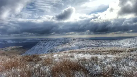 Alison Lucas A shot of the Brecon Beacons covered in a blanket of snow is getting us in the Christmas spirit