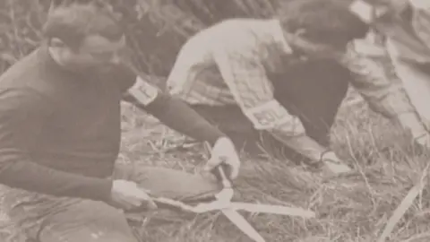 North Yorkshire Police Police investigating at the time the woman's body was found