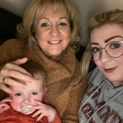 Becky Aird Becky Aird and her mother, pre-lockdown