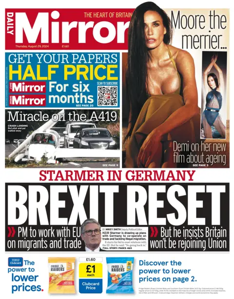 Daily Mirror: Brexit reset