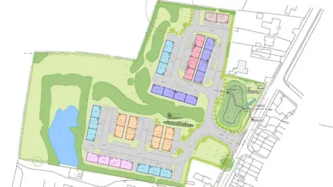 Plans for 35 new commerical units at Hill Top Farm in Castle Donington