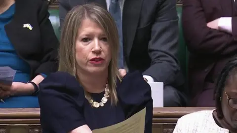 House of Commons / PA Labour MP Marie Tidball, screenshot taken from House of Commons stream