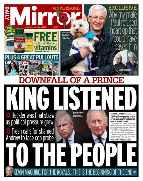 “King listened to the people”.