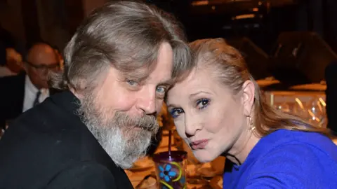 Getty Images Mark Hamill and Carrie Fisher