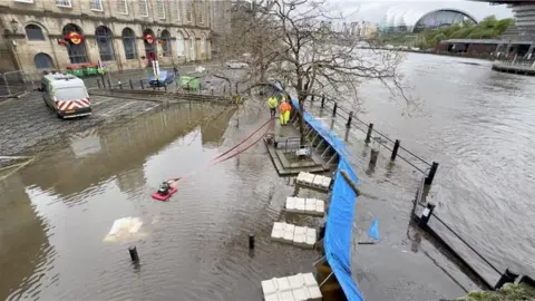 Parts of north-east England warned of more flooding to come