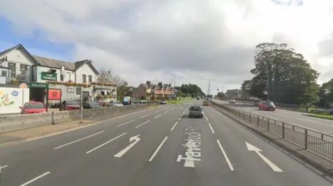 A screenshot from Google of Tavistock Road in Plymouth.