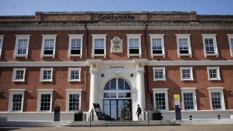 Front of university building