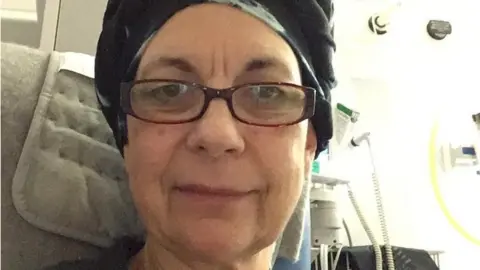 Leukaemia UK Mary Forester during treatment