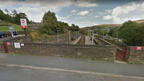 Google maps Marsden station, West Yorkshire