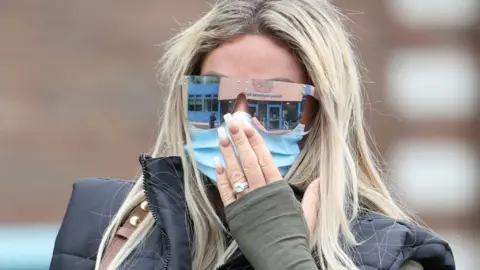 Eddie Mitchell Katie Price outside Crawley Magistrates' Court on Wednesday 27 April