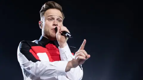 Getty Images Olly Murs performing in Hull in 2019