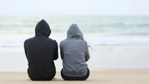 Getty Images stock image of two teenagers