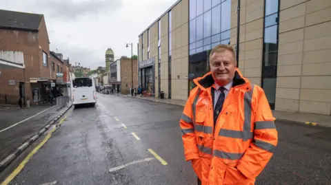 Durham County Council Councillor John Shuttleworth on North Road