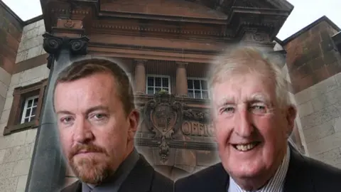 Denbighshire County Council/LDRS Denbighshire councillors Paul Penlington and Hugh Irving