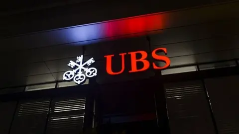 Getty Images UBS sign