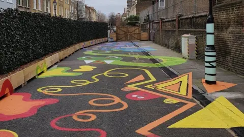 Sophie Timson The play space by Chisenhale Primary School