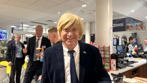 Michael Fabricant at the election count