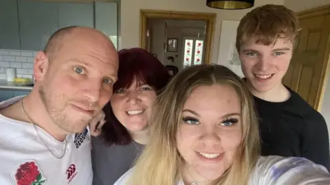 Avon and Somerset Police Bethany Branson with her family