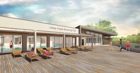 Warwick District Council CGI of how the new leisure centre could look