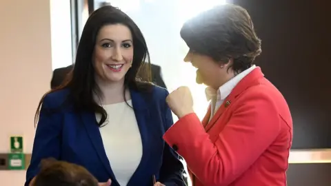 PACEMAKER Emma Little-Pengelly and Arlene Foster