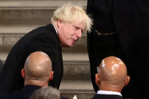 Henry Nicholls/Pool/Reuters Former British Prime Minister Boris Johnson