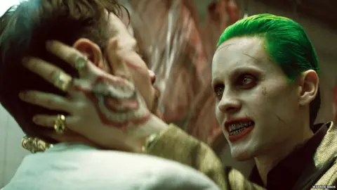 Warner Bros Jared Leto with another Suicide Squad cast member