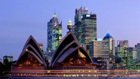 Getty Images Sydney harbour.