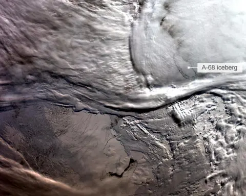 Copernicus Sentinel 3 data/@simon_rp84 Iceberg