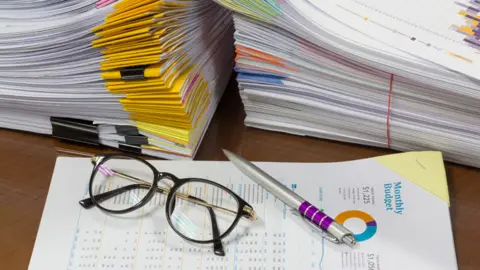 Getty Images paperwork